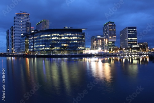 Manchester at night 