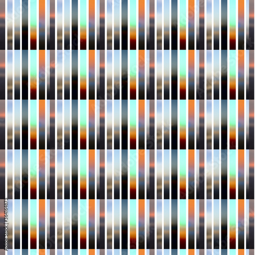 Beautiful Shades of Rainbow Colors in Vertical Stripes Seamless Pattern
