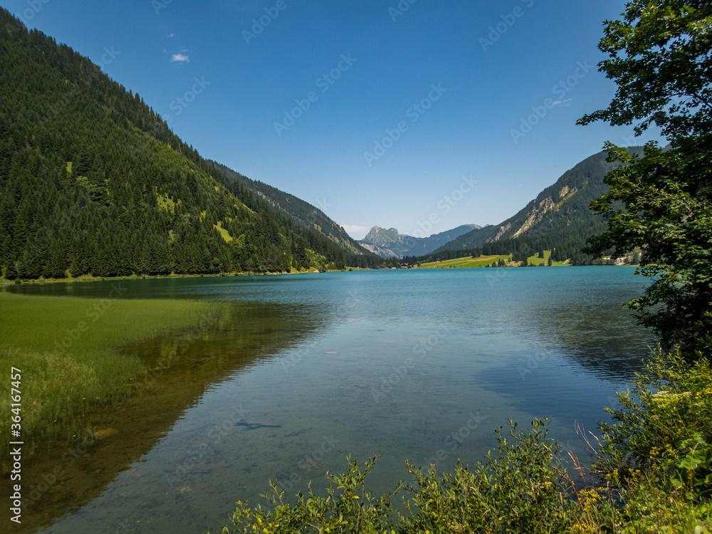 Hike around the Vilsalpsee in Tannheim Valley Hike around the Vilsalpsee in Tannheim Valley