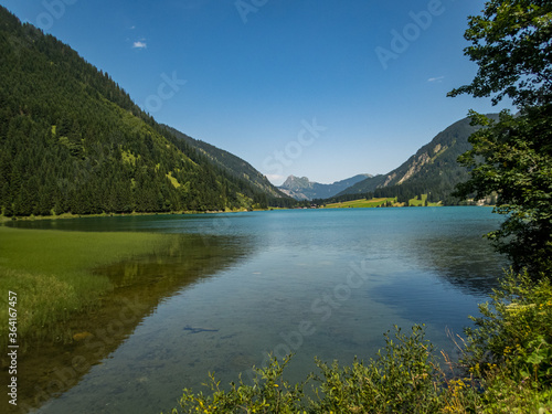 Hike around the Vilsalpsee in Tannheim Valley