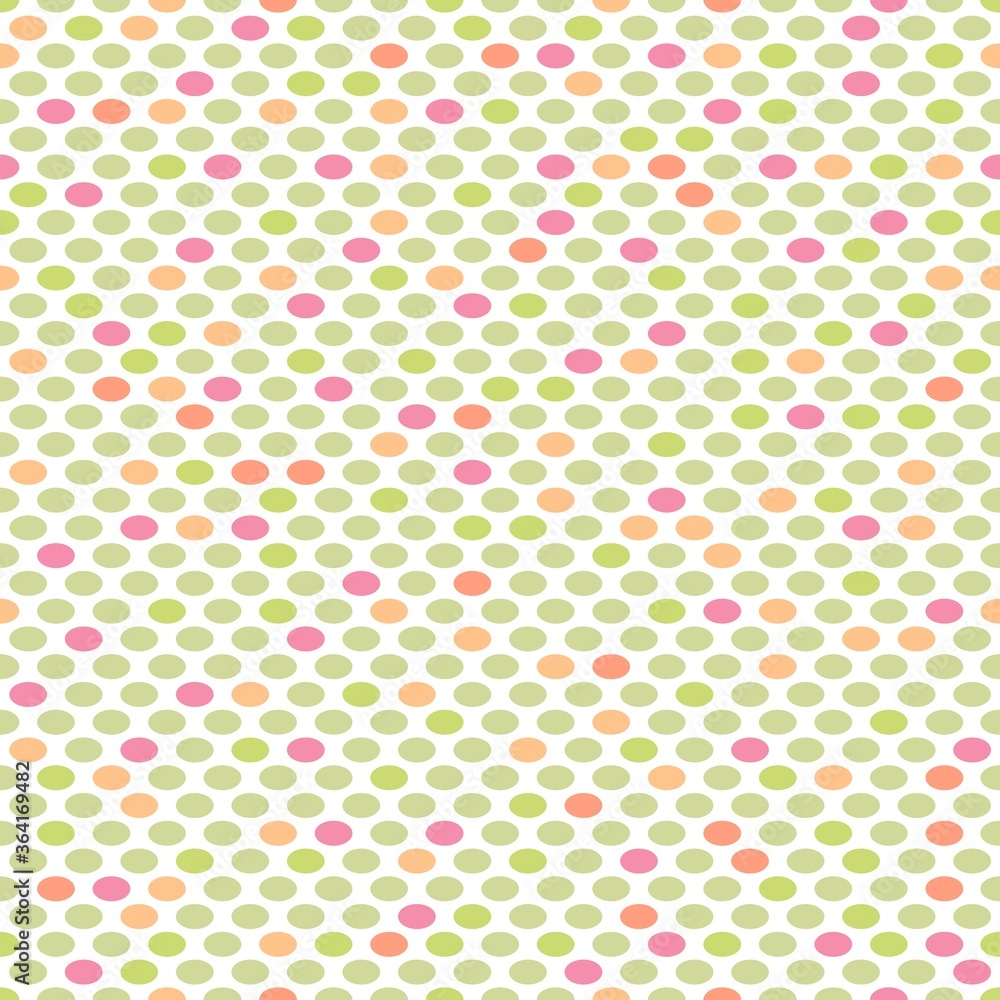 colorful ovals spot seamless pattern wallpaper vector design