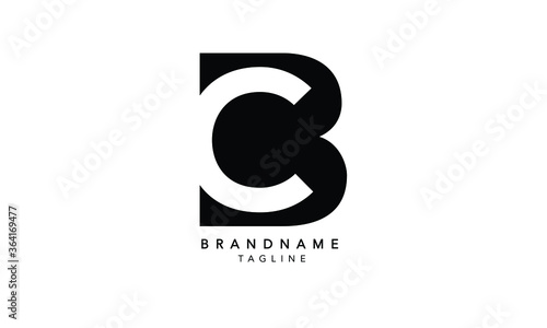 Alphabet letters Initials Monogram logo BC, CB, B and C