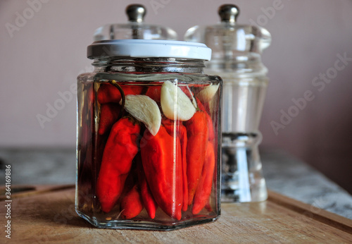 Peppers in a Jar photo