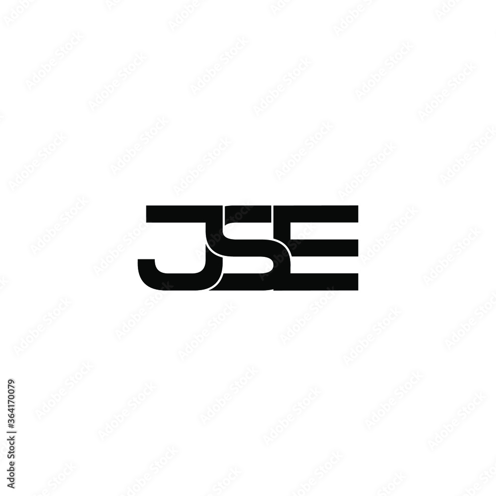 jse letter original monogram logo design jse letter original monogram logo design