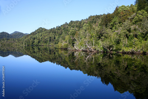 Beautiful Gordon River in Tasmania Australia