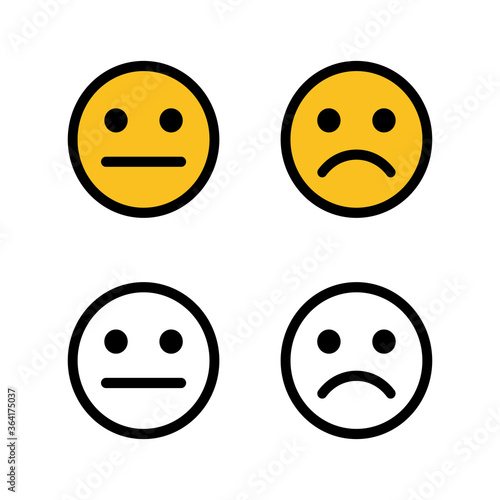 Set of Smile icons. Smile vector icon. Emoticon Icon vector. Emoji