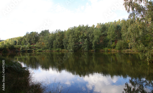 Cannock Chase  Staffordshire  United Kingdom  an area of Outstanding Natural Beauty  featuring forests  paths and lakes