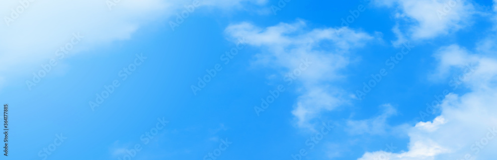 Fototapeta premium blue sky with beautiful natural white clouds