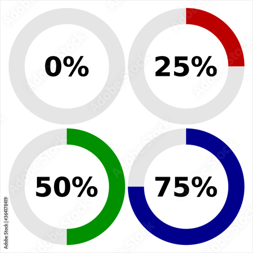 Abstract composition. Loading bar element icon. Creative web design download timer. Users completion indicator. White background, black cluster lines. Uploading speed symbol. Internet page progress