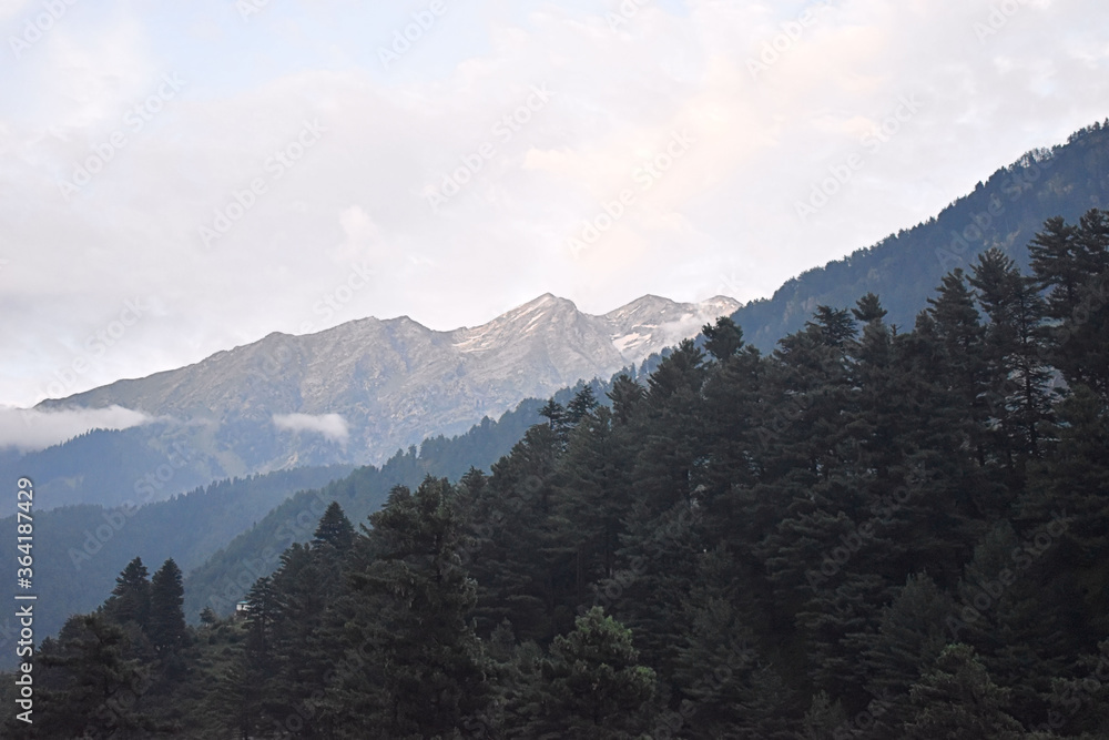 Beautiful landscape photograph of Kashmir India.