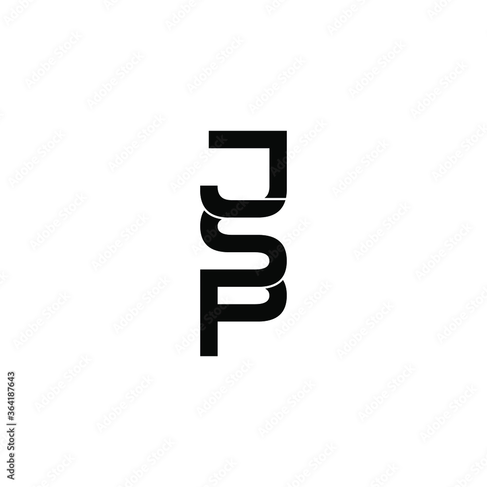 jsp letter original monogram logo design jsp letter original monogram logo design
