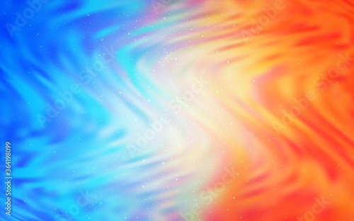 Light Blue, Yellow vector background with astronomical stars. Modern abstract illustration with Big Dipper stars. Template for cosmic backgrounds.