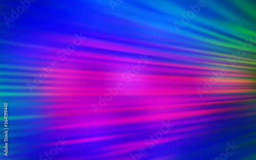 Dark Pink, Blue vector layout with flat lines. Lines on blurred abstract background with gradient. Template for your beautiful backgrounds.