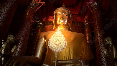 buddha statue at wat in thailand