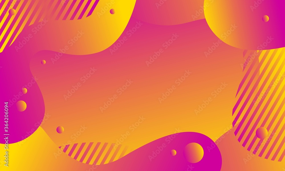 modern abstract background with a fluid shape on gradient green color, and futuristic design poster