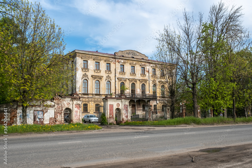 The old family estate of the Zubkov factory owners in the city of Ivanovo.