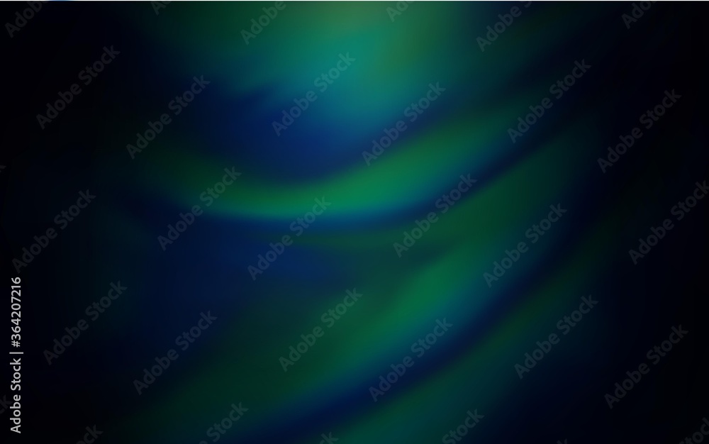 Fototapeta premium Dark Green vector abstract layout. Glitter abstract illustration with gradient design. Blurred design for your web site.