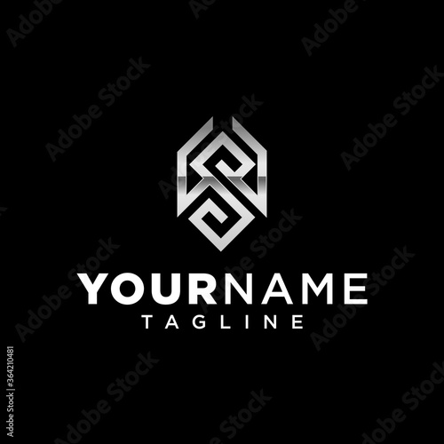 letter SW,letterWS vektor logo ideas