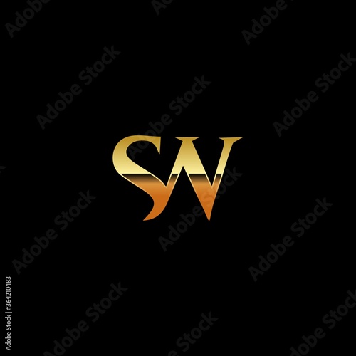 letter SW,letterWS vektor logo ideas