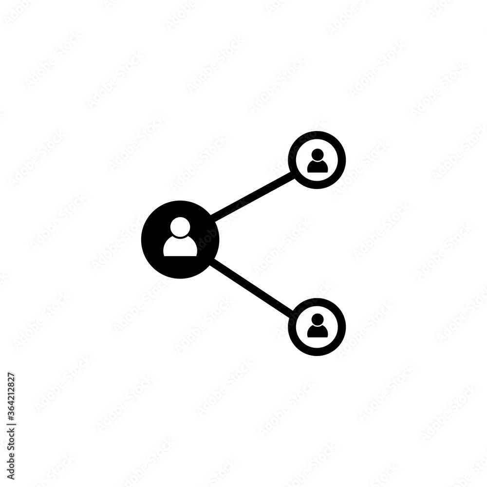 Share icon vector logo design template Share icon vector logo design template