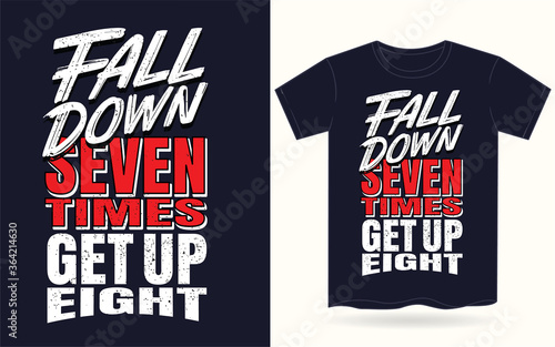 Inspirational modern lettering quote for t shirt print