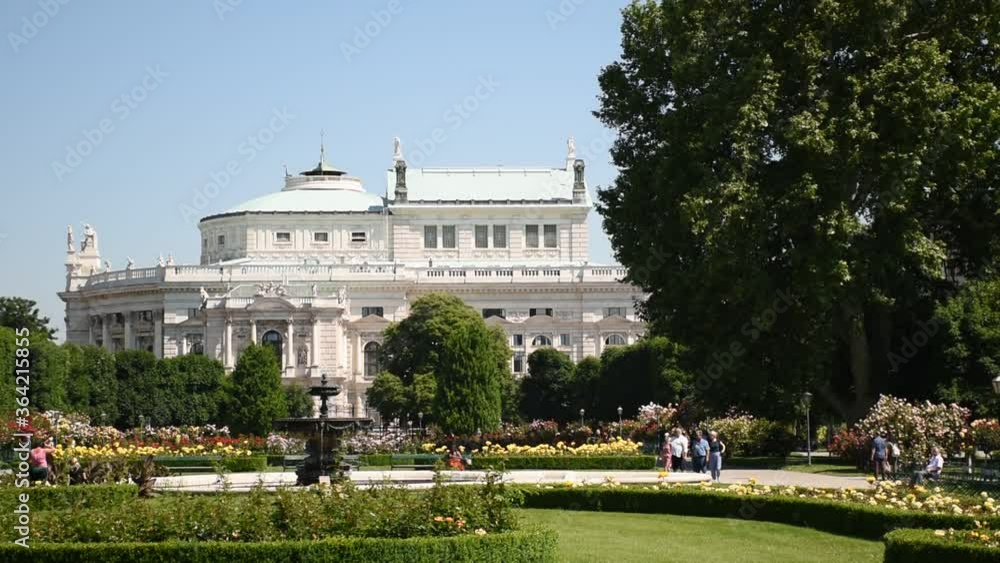Rose bushes gallery in Rosengarten (Volksgarten) in Vienna, Austria Rose bushes gallery in Rosengarten (Volksgarten) in Vienna, Austria