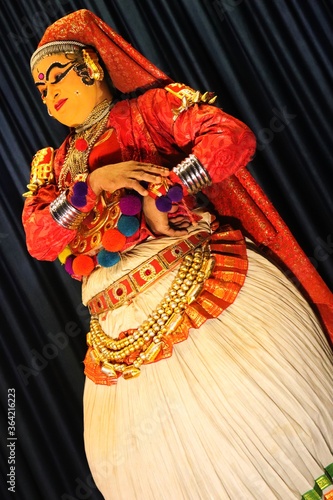 Kathakali art form from Kerala, India