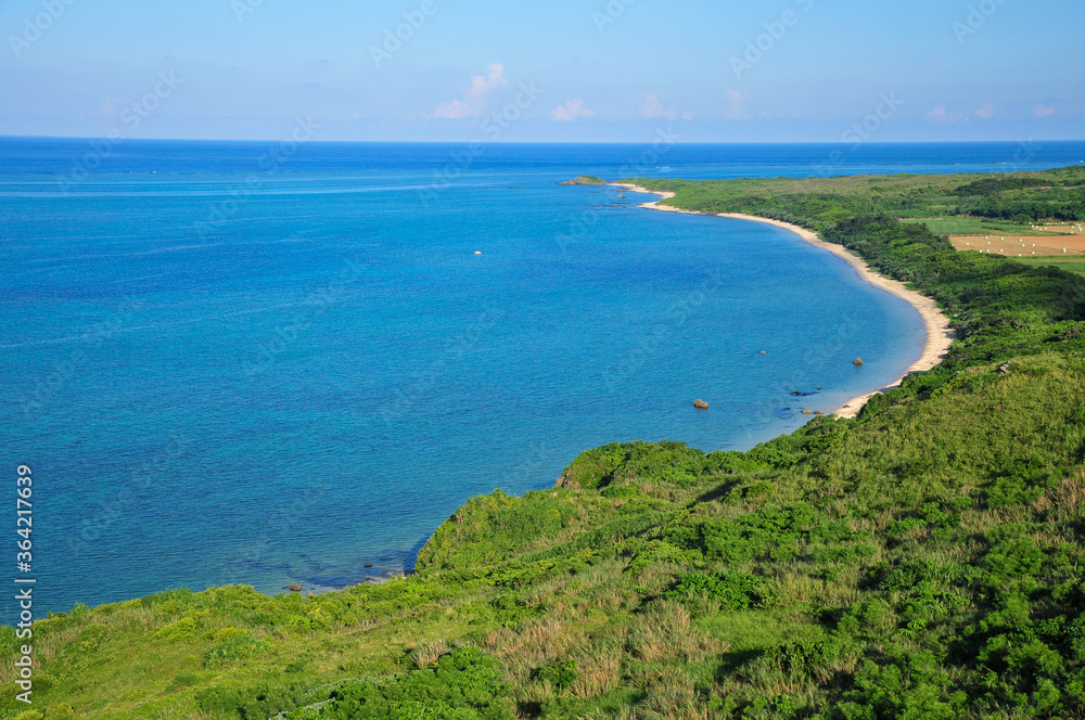 石垣島最北端　A spectacular view at the cape of Okinawa, Japan