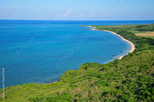                      A spectacular view at the cape of Okinawa  Japan