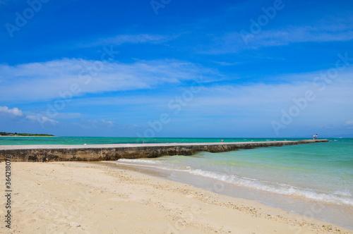                         A scenic pier in Okinawa