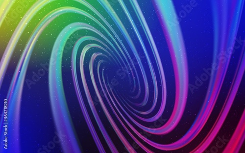 Light Multicolor vector texture with milky way stars. Shining colored illustration with bright astronomical stars. Smart design for your business advert.