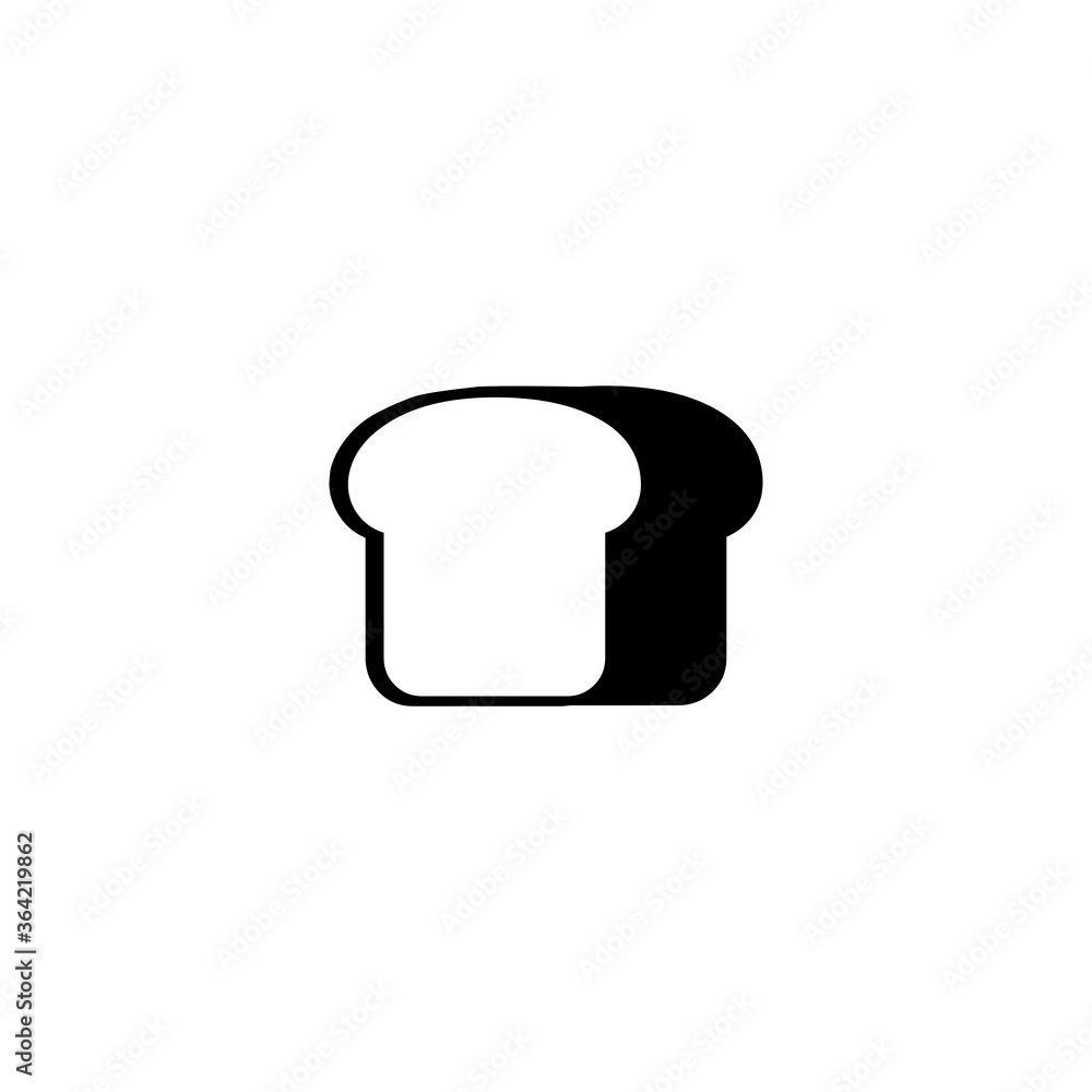 Bread Flat Vector Icon. Isolated Bread Illustration Symbol - Vector Bread Flat Vector Icon. Isolated Bread Illustration Symbol - Vector