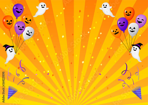 ハロウィン背景素材