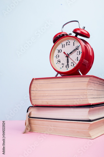 Alarm Clock and books