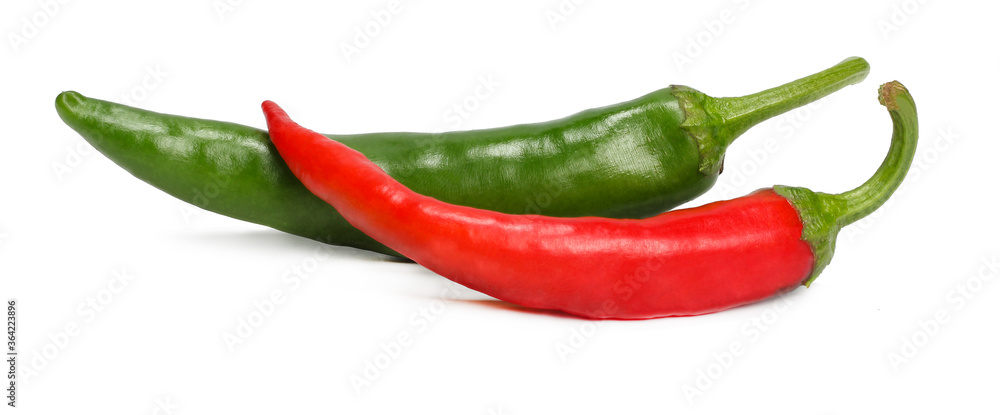 Chili pepper isolated on white background Chili pepper isolated on white background