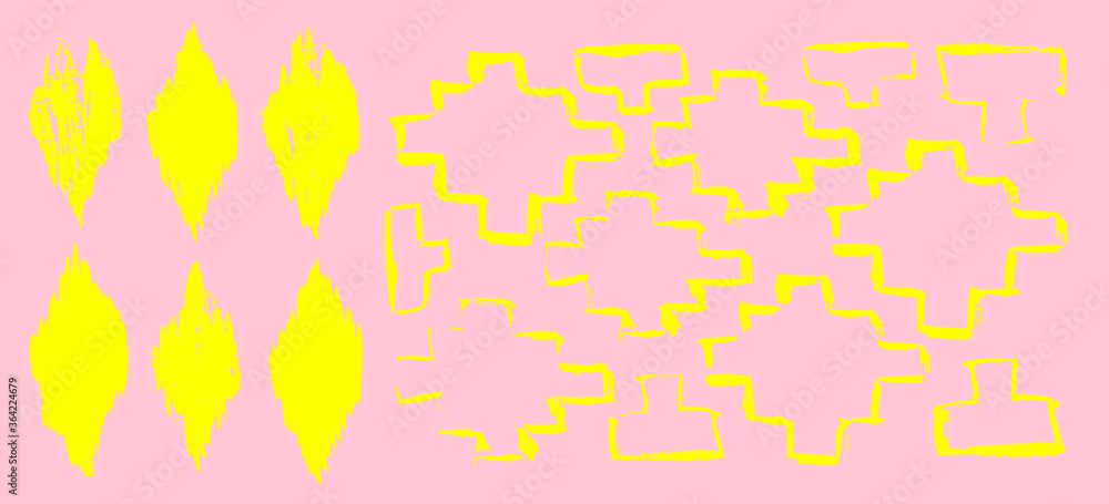 Grunge design elements set. Grunge shapes collection for patterns or backdrops. Grungy splatter. Paint stains. Quirky scribbles. Grungy ink spots and drops. Grunge design elements set. Grunge shapes collection for patterns or backdrops. Grungy splatter. Paint stains. Quirky scribbles. Grungy ink spots and drops.