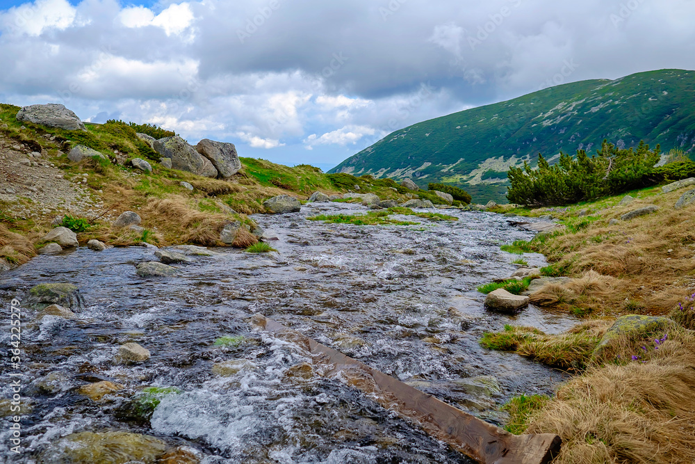 Small Mountain River in Bulgaria