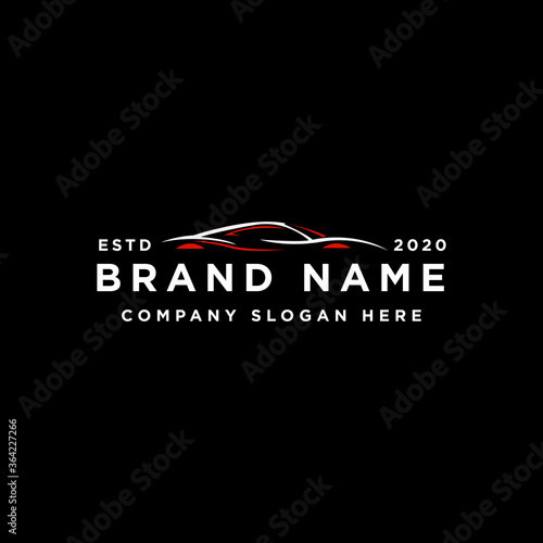 car automotive logo design vector illustration
