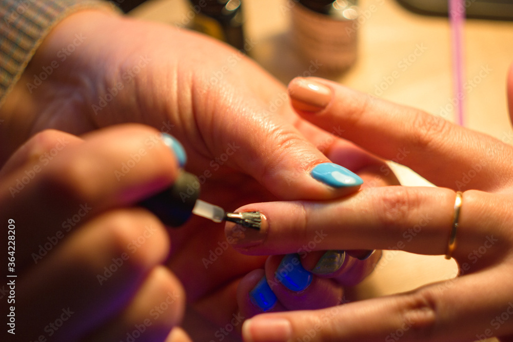 woman manicure woman manicure