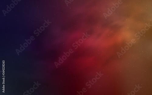 Light Pink, Yellow vector pattern with night sky stars. Glitter abstract illustration with colorful cosmic stars. Pattern for astronomy websites.