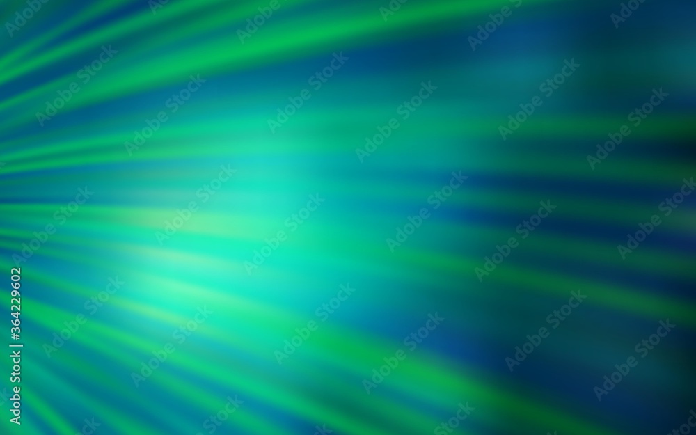 Fototapeta premium Light Green vector template with lines. Colorful geometric sample with gradient lines. New composition for your brand book.