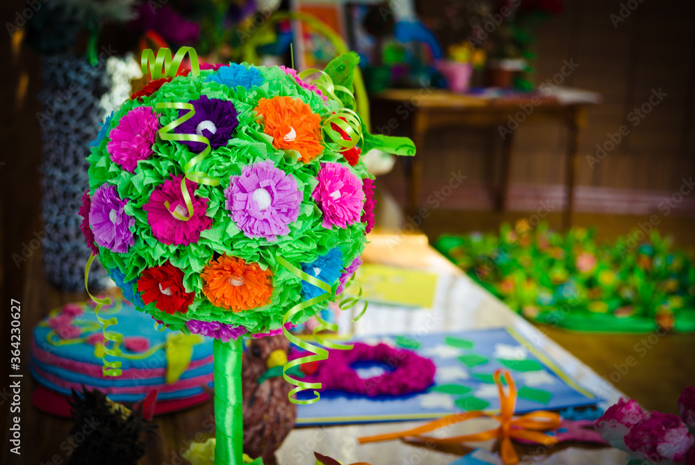 colorful flower decoration