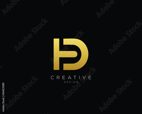 Letter HD Logo Design , Creative Minimal HD Monogram