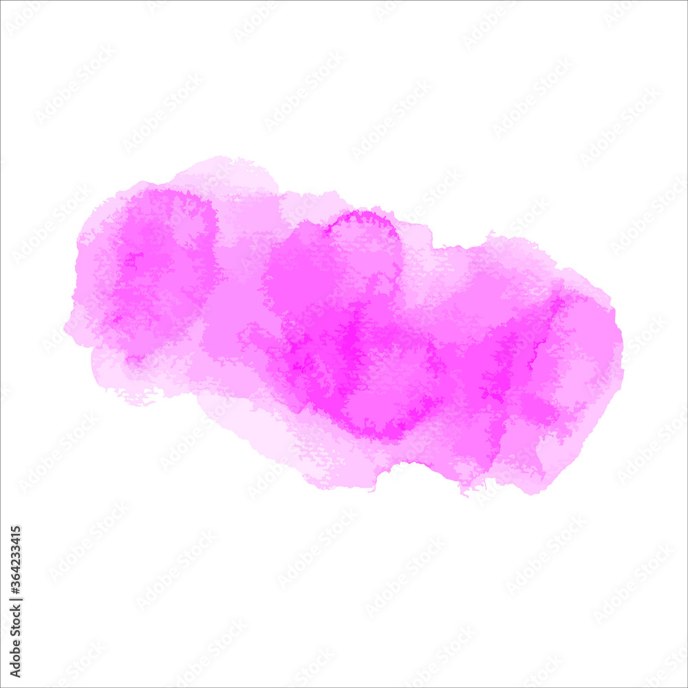 Vector paint of splash on white.abstract watercolor background