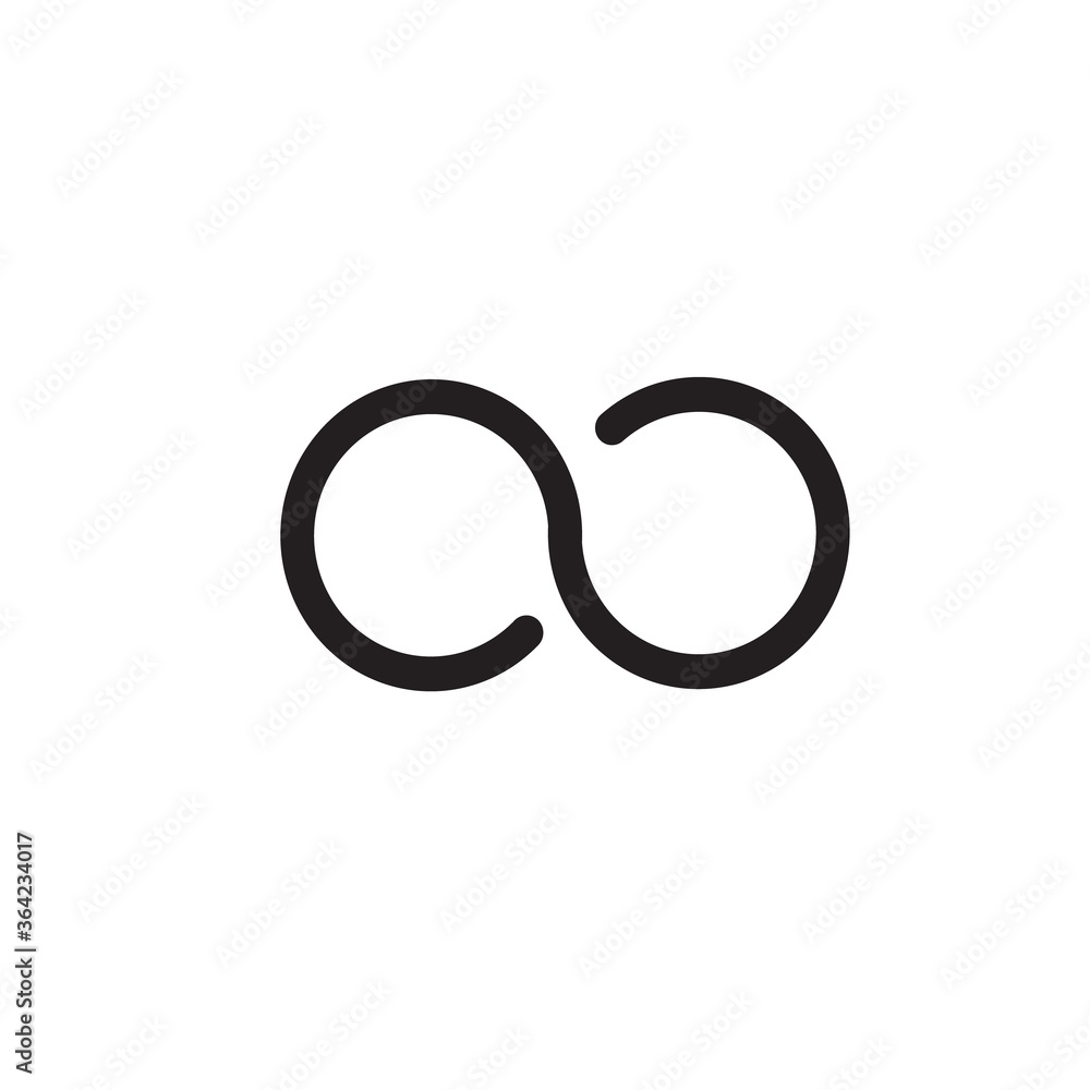 Infinity line icon vector Infinity line icon vector