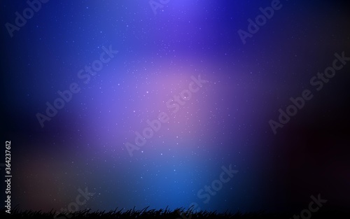 Dark Pink, Blue vector layout with cosmic stars. Shining illustration with sky stars on abstract template. Pattern for astronomy websites.