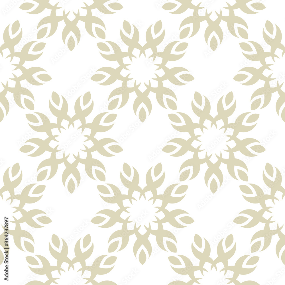 Floral seamless background. Olive green design on white background Floral seamless background. Olive green design on white background