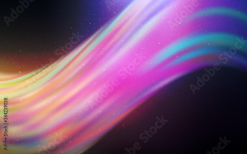 Dark Pink, Yellow vector layout with cosmic stars. Modern abstract illustration with Big Dipper stars. Pattern for astrology websites.