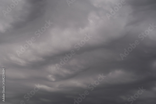 background photo of a dark gray sky similar to sea waves