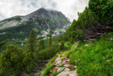 Peak Gerlachovsky Stit in High Tatras mountains, Slovakia
